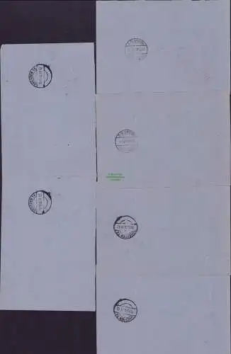 B17226 Besetzungsausgaben II. Weltkrieg Lothringen 1 - 16 6x R-Brief 1940