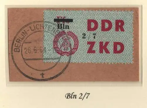 B13730 ZKD C 46 Bln 2/7  Berlin Lichtenberg  echt gestempelt