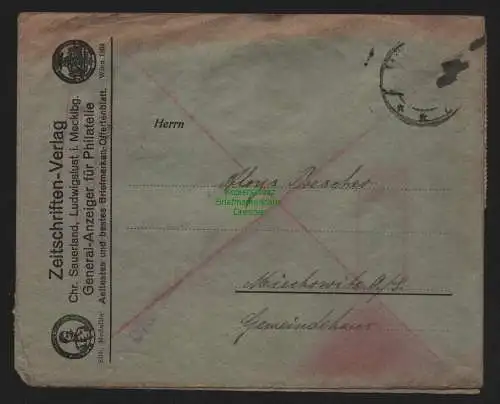 B11538 Brief Oberschlesien Miechowitz Kr. Beuthen Oberschl. 1921 nach Plauen