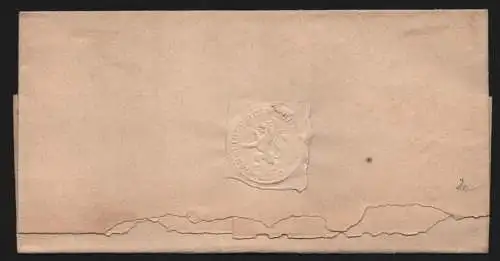B11811 Brief Thurn & Taxis Cassel 1847 verspätete Aufgabe nach Hanau