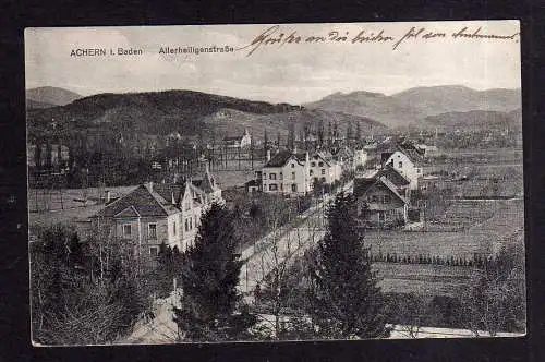 97520 AK Achern Baden 1918 Allerheiligenstraße