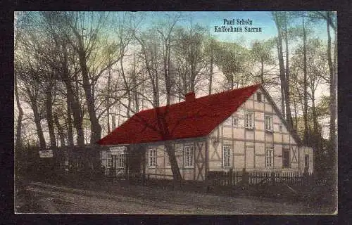 96247 AK Sacrau Schlesien Kr. Oels 1916 Kaffeehaus Paul Scholz