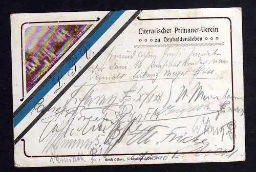 96317 AK Neuhaldensleben Literarische Primaner Verein 1907