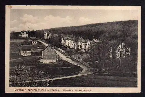 94600 AK Niedernhausen im Taunus Villenviertel am Waldesrand 1915