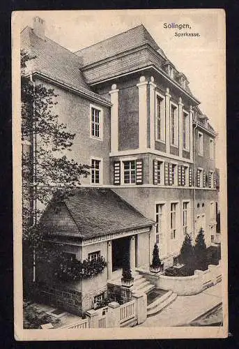 93443 AK Solingen 1925 Sparkasse