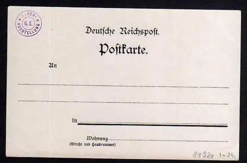 81920 AK Frankfurt Main Rosen Blumen & Pflanzen Ausstellung Litho Künstlerkarte