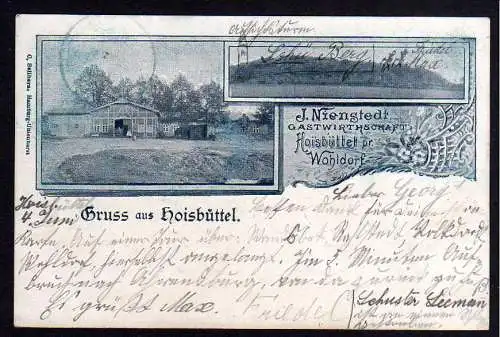 79645 AK Hoisbüttel Ammersbek Gastwirtschaft pr. Wohldorf 1899