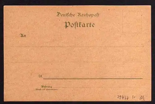 79477 Ansichtskarte Höllental Schwarzwald Posthalde Gasthof Pension Litho um 1900