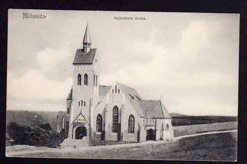 70658 AK Mittweida um 1910 Katholische Kirche Vollbild