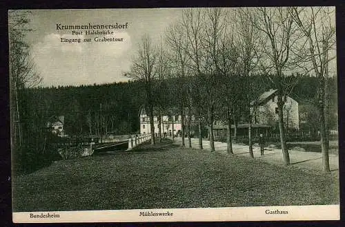 66713 AK Krummenhennersdorf Gasthaus Bundesheim Mühle