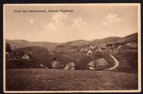 66840 Ansichtskarte Lütschenbach hinteres Kandertal