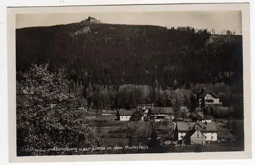 43064 AK Hochstein Grazer Bergland Gasthaus zur Abdendburg u. zur Linde um 1925