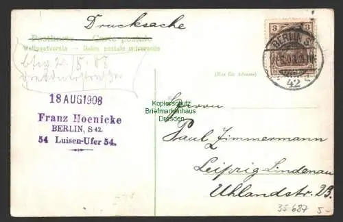 35687 Ansichtskarte Berlin Spittelmarkt 1908