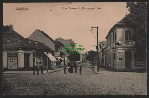 155178 Ansichtskarte Zehdenick um 1910 Ecke Kloster- u. Marktstraße