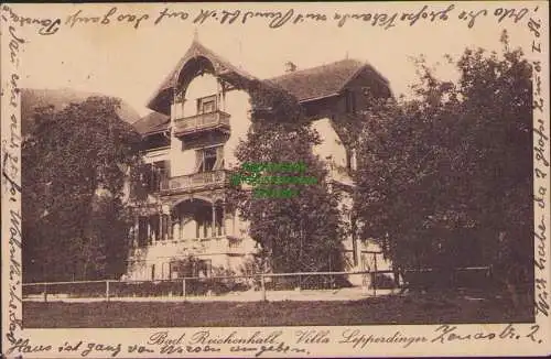 152347 Ansichtskarte Bad Reichenhall Villa Lepperdinger 1932