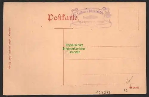 151843 Ansichtskarte Gasthaus zur Bleiche Spreewald 1908 Verlag Otto Rechnitz, Nf. Cottbus