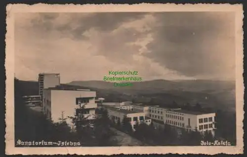 151983 Ansichtskarte Istebna Sanatorium Fotokarte 1941