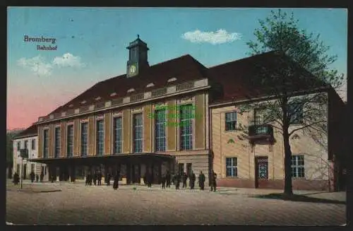 149702 AK Bromberg Bahnhof 1915 Bydgoszcz Wpr.