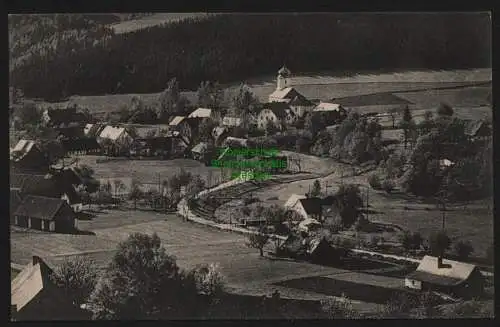 147810 Ansichtskarte Neugersdorf Bz. Breslau um 1920 Panorama mit Kirche