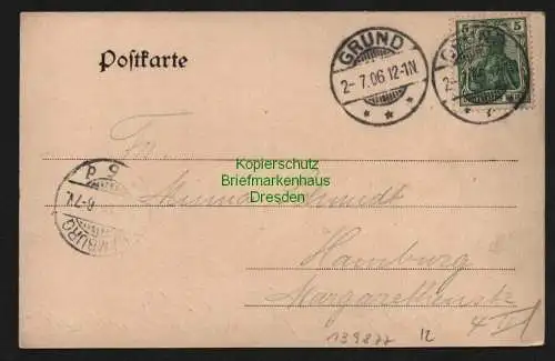 139877 AK Laubhütte bei Bad Grund Harz 1906