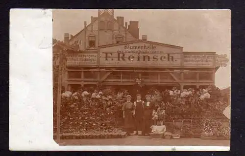 108735 AK Grässchen Bad Kudowa Schlesien Blumenhalle & Handelsgärtnerei Reinsch