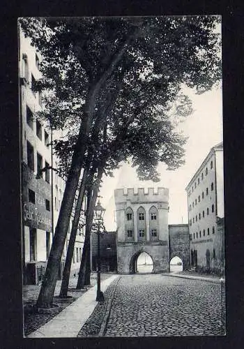 108300 AK  Thorn Torun 1914 Brücken Tor Thorner Papierwaren Fabrik Rosenbaum