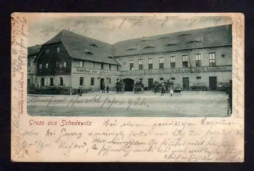 108162 AK Zwickau Schedewitz Gasthof zur grünen Linde um 1900 Concert Theater Ba