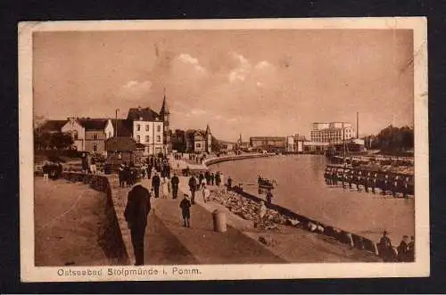 107206 AK Ostseebad Stoplmünde Pommern 1923