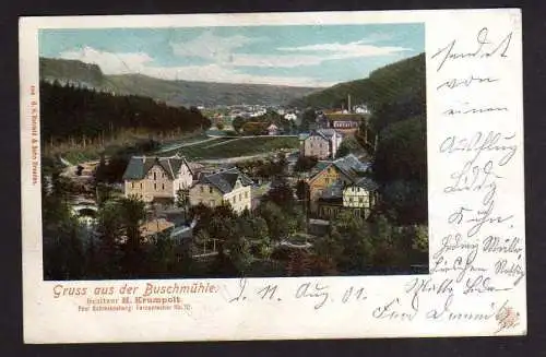 107161 AK Liebethal Gasthaus Buschmühle 1901