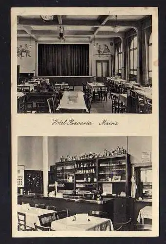 106506 AK Mainz Hotel Bavaria um 1935