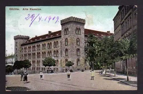 106585 AK Görlitz Alte Kaserne 1909