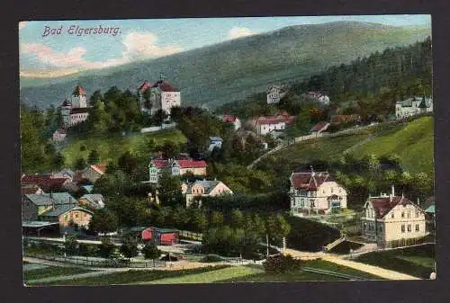 104407 AK Bad Elgersburg Am Bahnhof Villen 1908