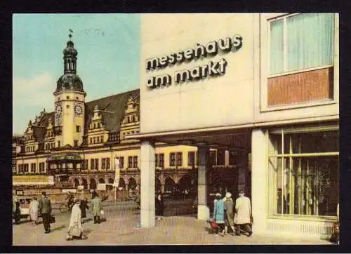 105105 Maximumkarte DDR 1964 1012 Leipziger Frühjahrsmesse Messehalle 18 Elektr