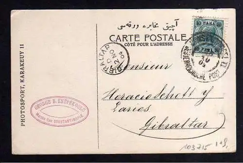 103715 AK Konstantinopel  Constantinopel Vue de la Corne d´or Prise d´Eyoub 1904