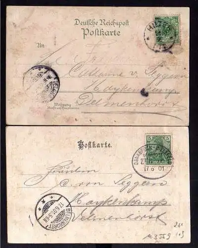 103559 2 AK Bad Rothenfelde Wellengarten 1901 Badehotel Kurhaus Neues Gradirwerk