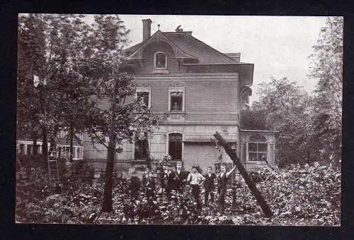 103772 AK Chemnitz 1916 Sturm Katastrphe 1916 Unglück Unwetter Restaurant