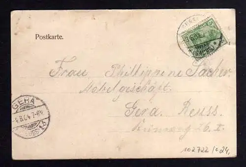 102722 AK Leubsdorf Sachsen 1904 Gasthaus Höllmühle W. Steyer