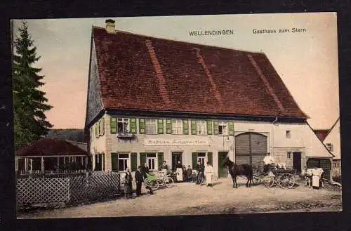 101678 Ansichtskarte Wellendingen Gasthaus zum Stern um 1915