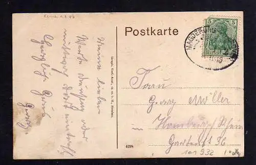 101932 Ansichtskarte Peine Am Hagenmarkt 1910