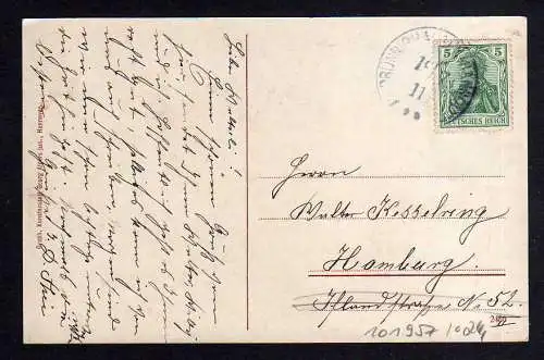 101957 Ansichtskarte Brünninghausen Bez. Hannover 1911 Gasthof zur Krone W. Willmer