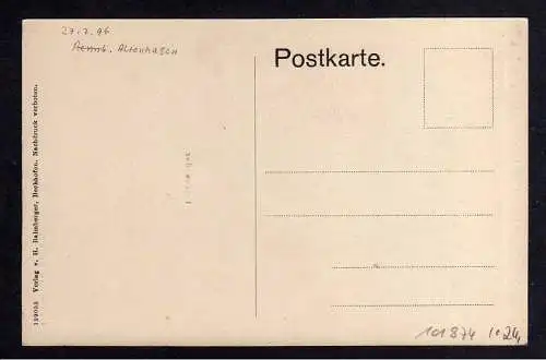 101874 Ansichtskarte Brunn bei Altenhagen Brunnweiher Gasthaus zum grünen Baum um 1910