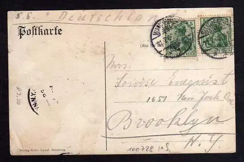 100728 AK Groß Jüthorn bei Wandsbek Hotel Pension 1906 Hamburg