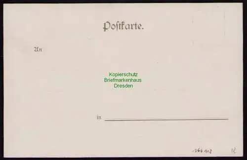 166118 AK Halle Saale um 1900 geographische AK No. 3 Frankesche Stiftungen 