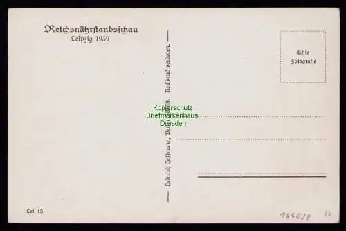 166038 AK Leipzig 1939 Reichsnährstandschau Messegelände 