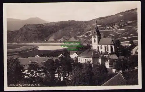 166126 AK Groß Czernosek Velke Zernoseky um 1930 Blick von der Weinrestauration