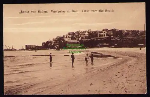 166132 AK Jaffa von Süden um 1910 Panorama Marke abgelöst