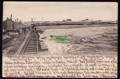 162189 AK Swakopmund DSW Deutsch Südwestafrika um 1905 Landungsbrücke