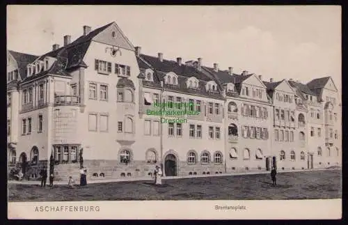 162090 AK Aschaffenburg 1907 1911 Brentanostraße 