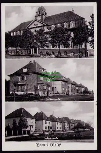 162255 AK Bork i. Westf. um 1930 Amtsgebäude Luisenstraße  