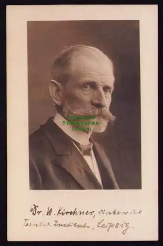 166023 AK Leipzig 1918 Geh. Hofrat Prof. Dr. W. Kirchner 70. Geburtstag 1848 –